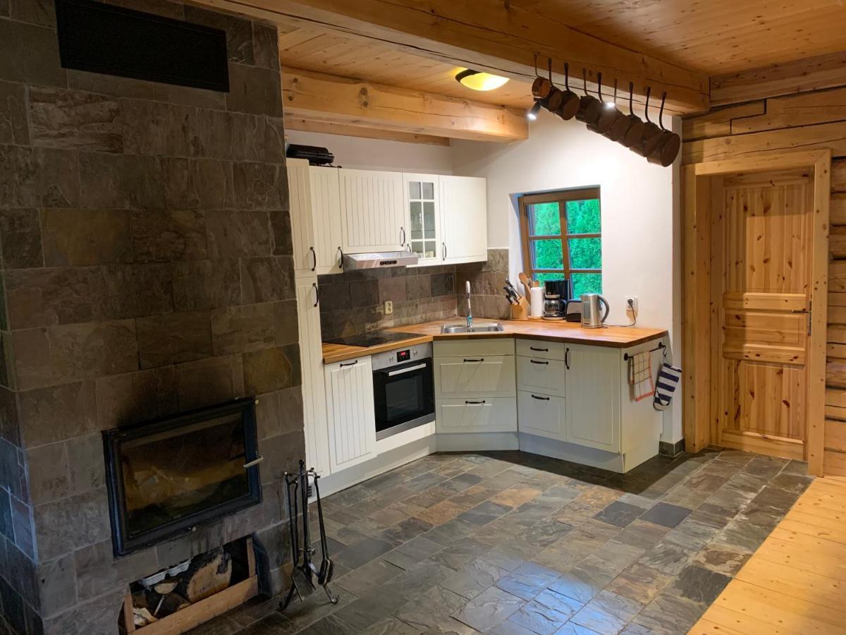 Log Cabin In Czech-Saxon Switzerland 슬루노브 외부 사진