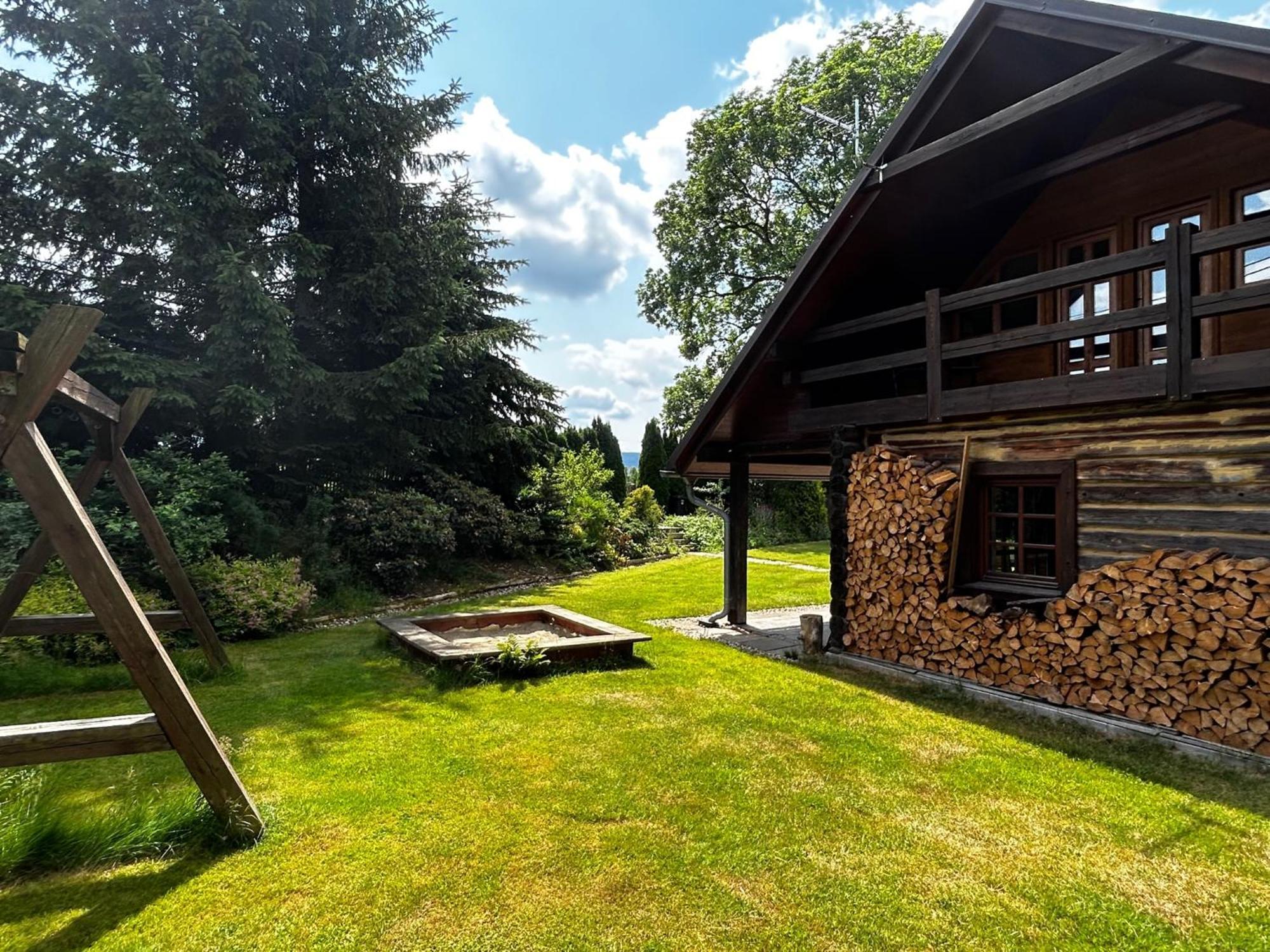 Log Cabin In Czech-Saxon Switzerland 슬루노브 외부 사진